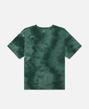 CLOTTEE Script Tie Dye T-Shirt (Green)