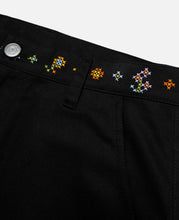 Floral Chain Carpenter Pants (Black)