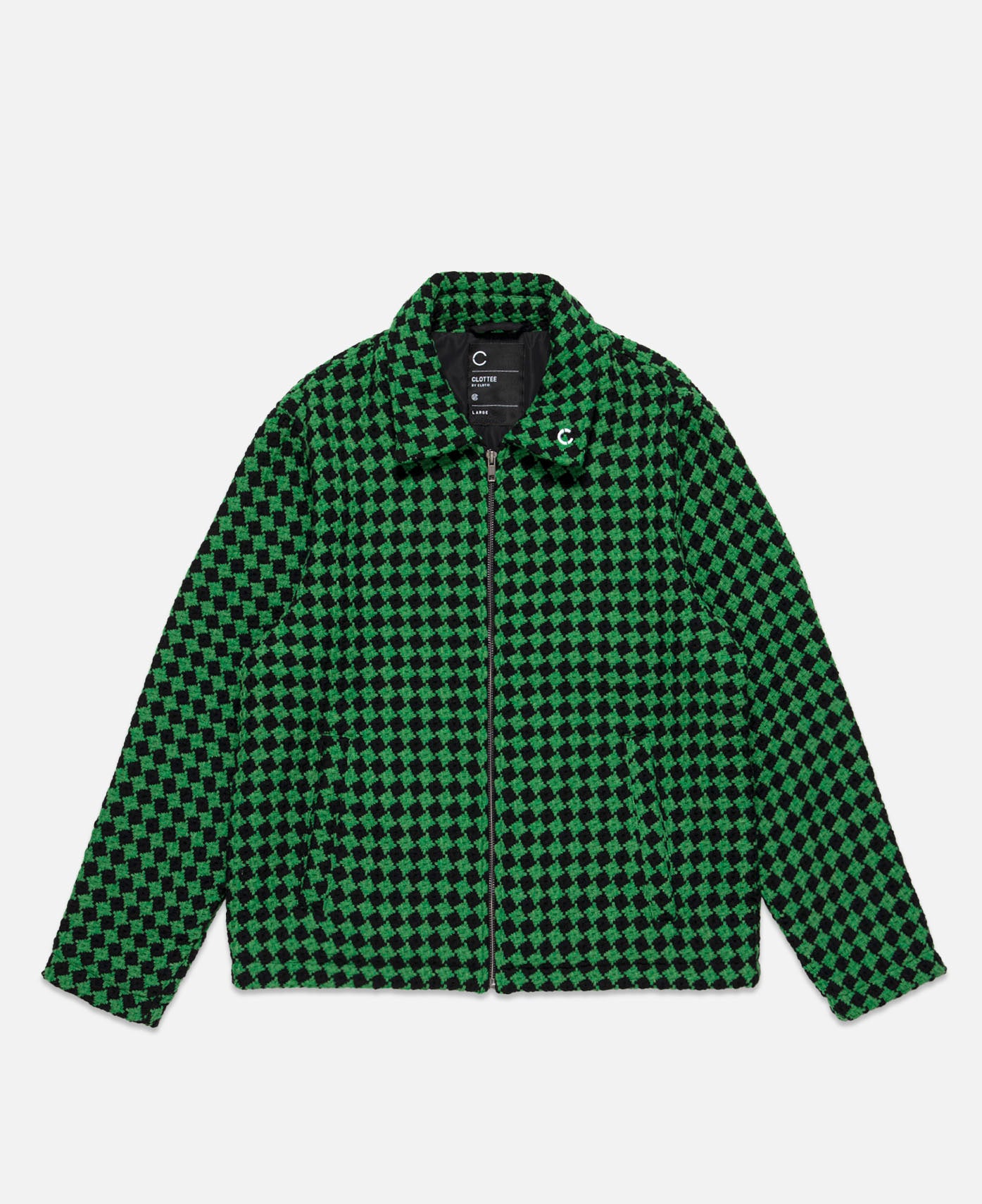 Houndstooth Jacket (Green)