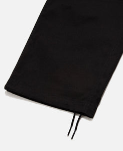 Loose Fit Chino With Cargo Pockets (Black)