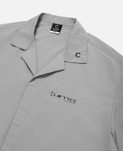 Nylon Short Sleeve Shirt (Grey)