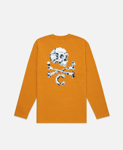 Striped L/S T-Shirt (Orange)