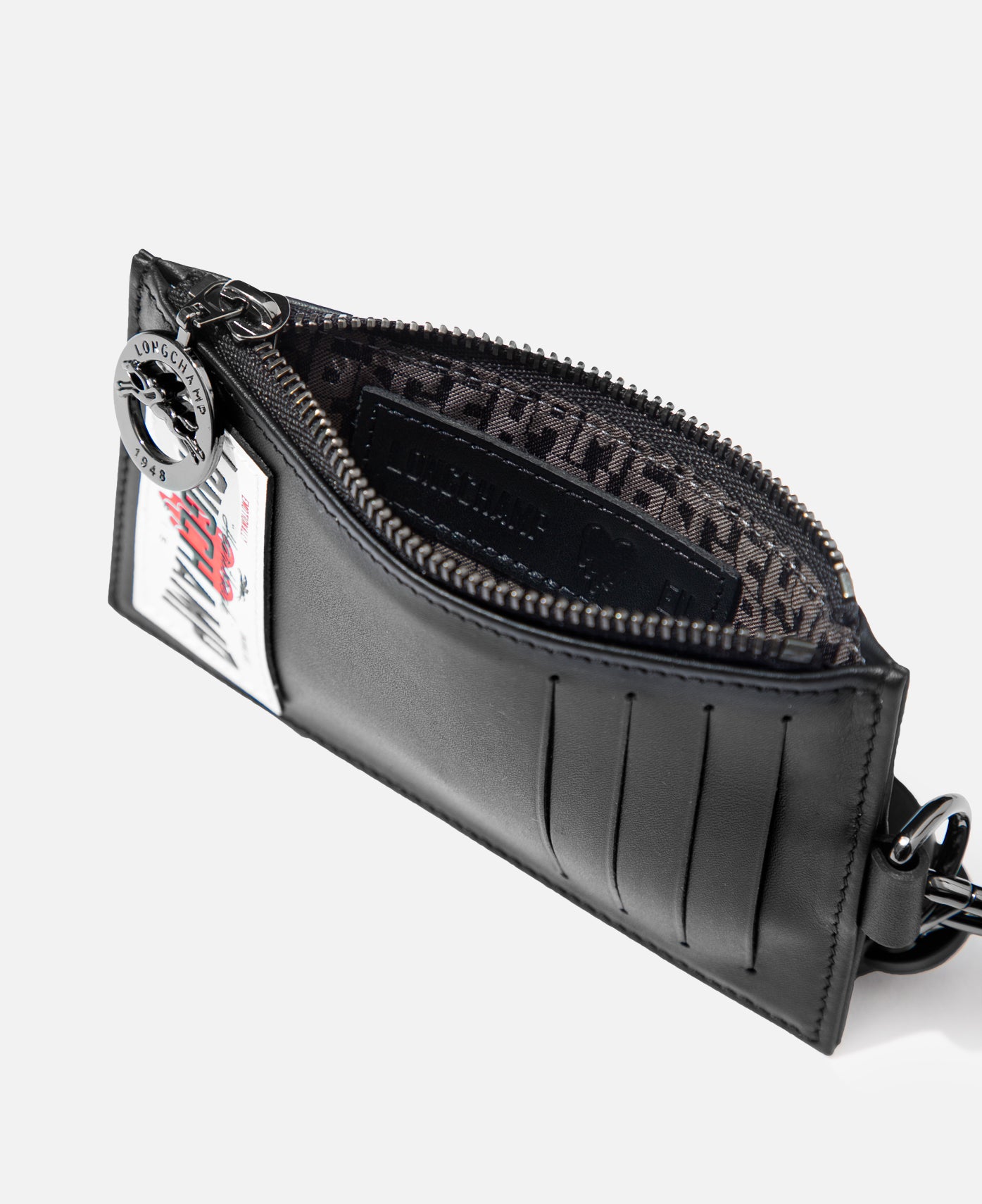 Coin Purse With Cord (Black)