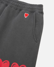 EU Heart Sweat Shorts (Black)