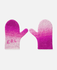 Unisex Gradient Knitted Gloves (Pink)