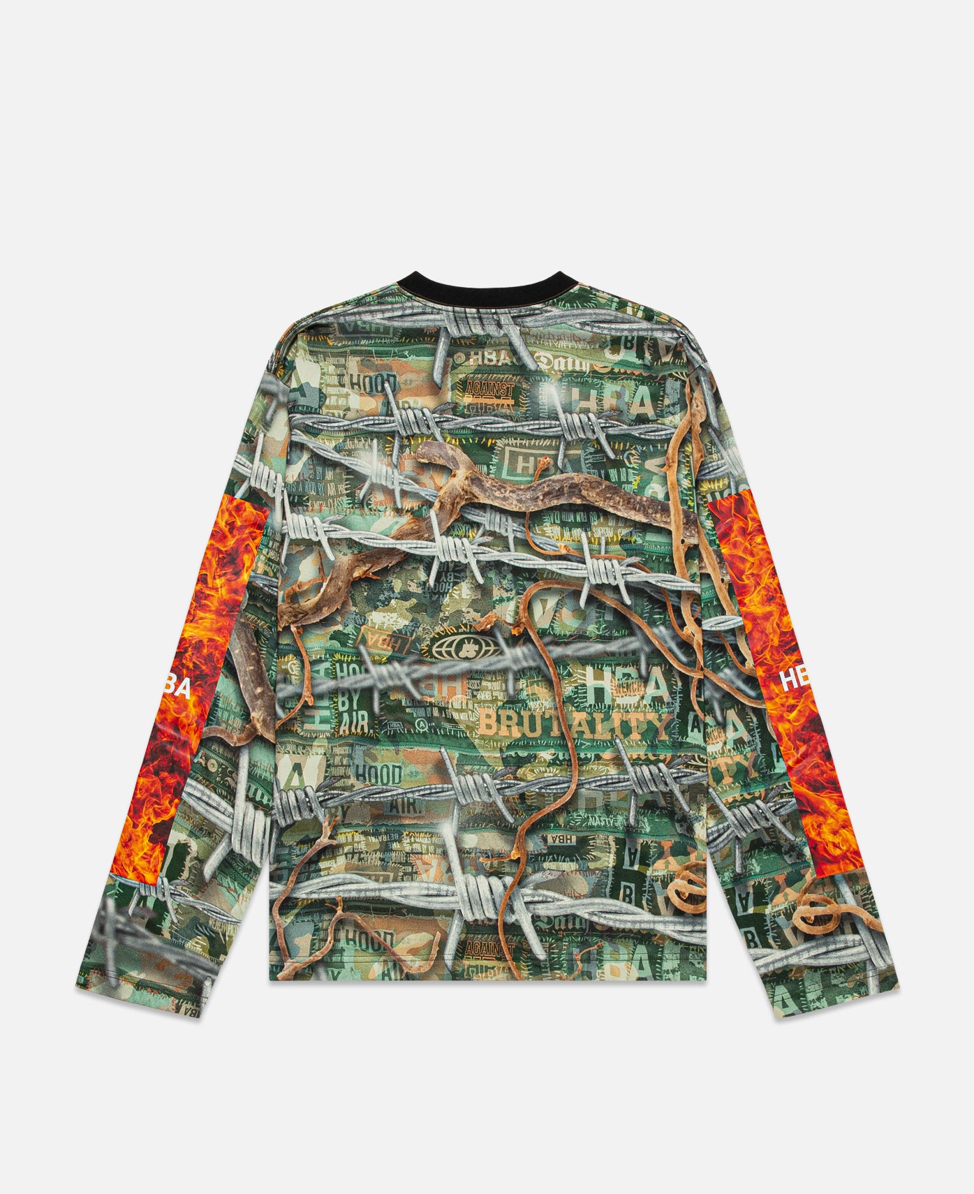 Ablaze Box Camo L/S T-shirt (Green)