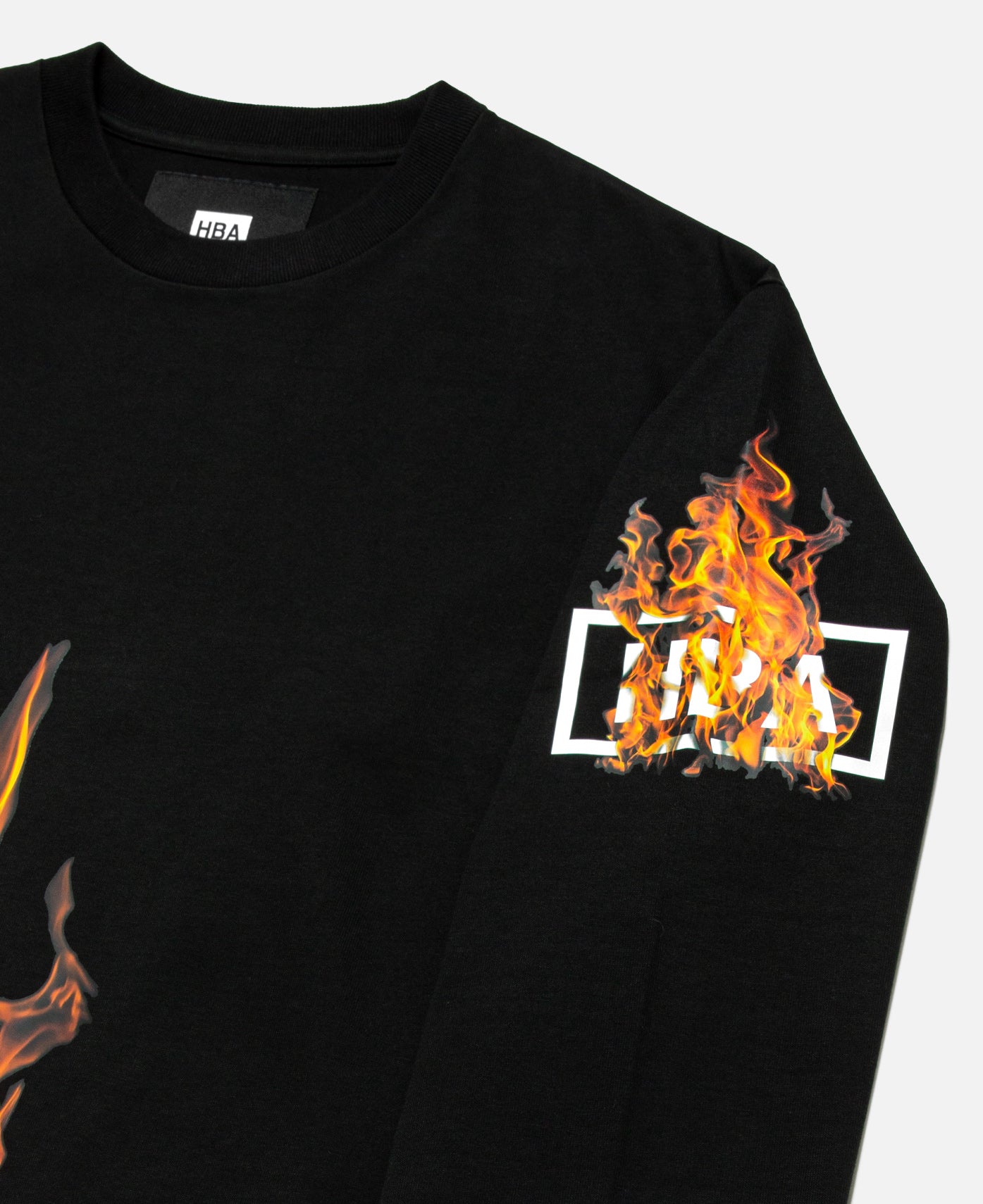 Ablaze Box Logo Hockey L/S T-shirt (Black)