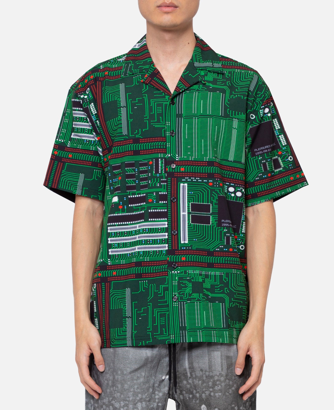 Motherboard Rayon Shirt (Green)
