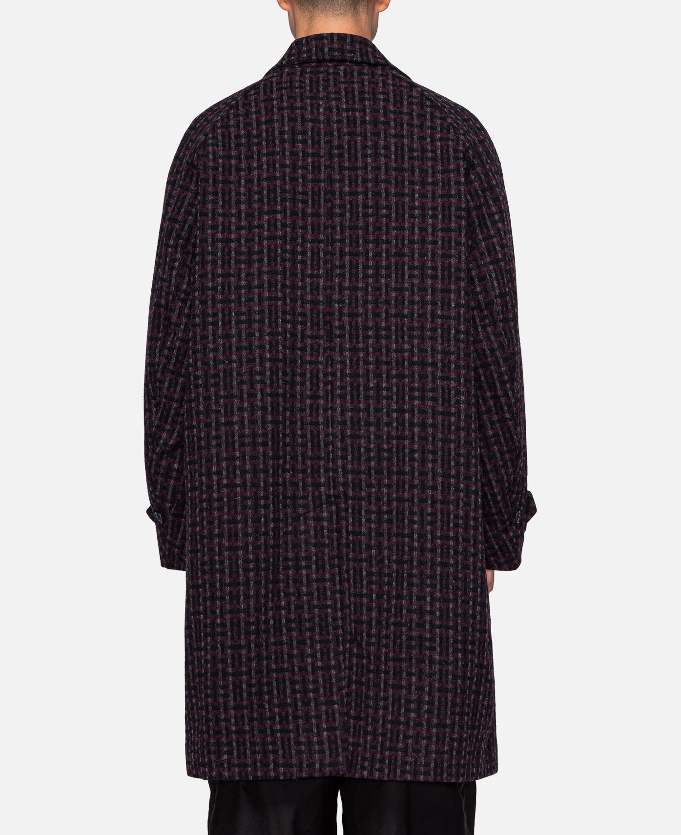Needles Chester Coat - Wool Jacquard (Purple)