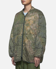 Piping Quilt Jacket - Nylon Ripstop / Uneven Dye (Olive)