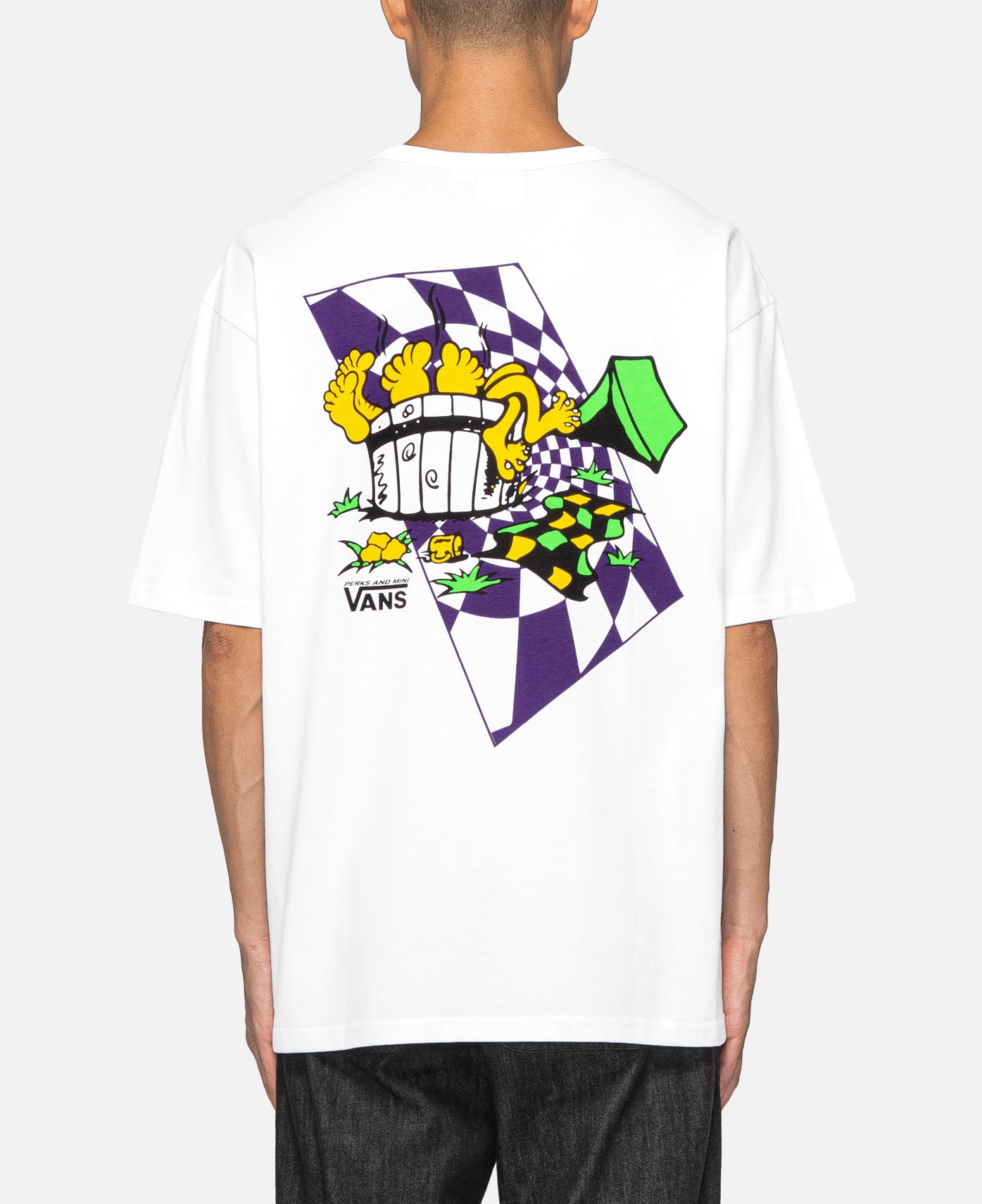 P.A.M. Spiral Checker S/S T-Shirt (White)