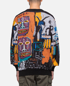 Jean-Michel Basquiat Crew Neck Sweater (Type-2) (Multi)